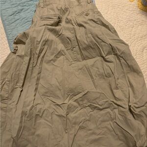 Elegant Olive beige Maxi Skirt